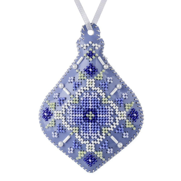 Beaded Embroidery Kit “Icicle Christmas Ornament”