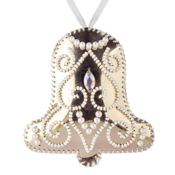 Beaded Embroidery Kit “Bell Christmas Ornament”