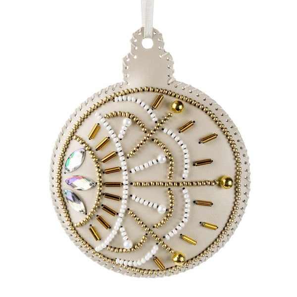 Beaded Embroidery Kit “Bauble Christmas Ornament”
