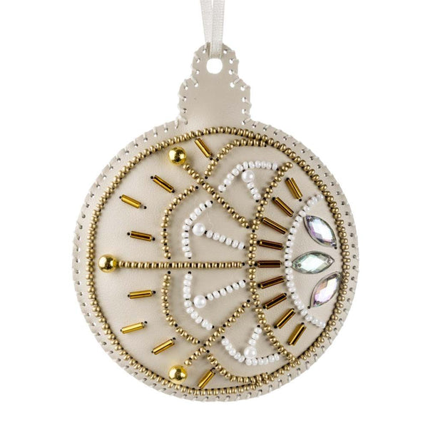 Beaded Embroidery Kit “Bauble Christmas Ornament”