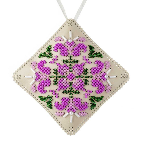 Beaded Embroidery Kit “Mini Pillow Christmas Ornament”