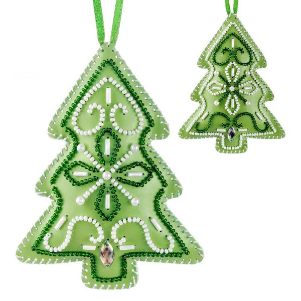Beaded Embroidery Kit “Christmas Tree Ornament”