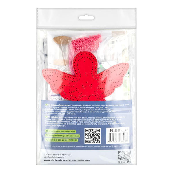 Beaded Embroidery Kit “Angel Christmas Ornament”