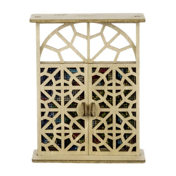 Wooden Window Embroidery Kit with Shutters «Mediterranean Morning»