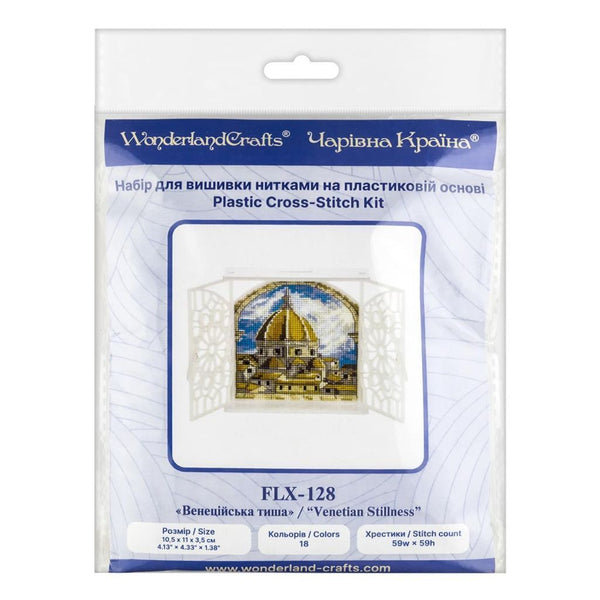 Cross stitch kit with Shutters «Venetian Stillness»