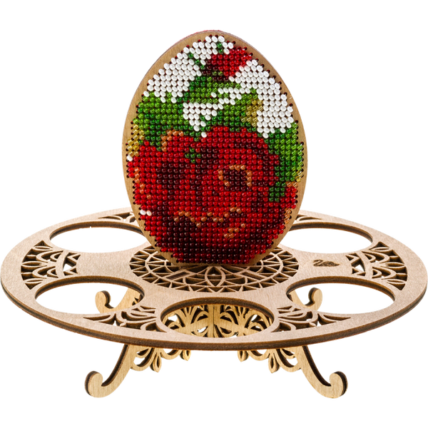 DIY Bead Embroidery Kit on Wood