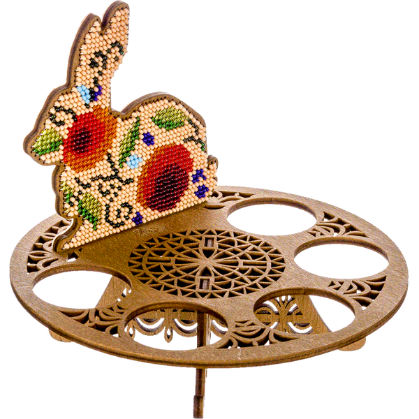 DIY Bead Embroidery Kit on Wood