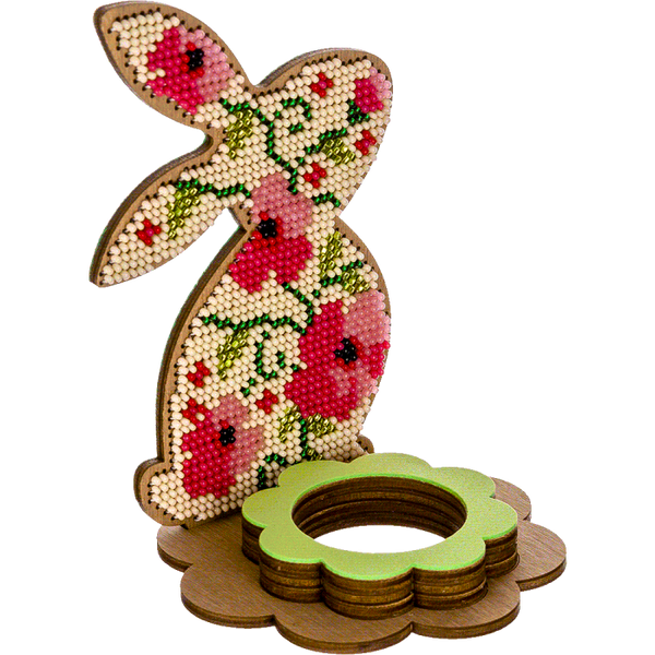 DIY Bead Embroidery Kit on Wood