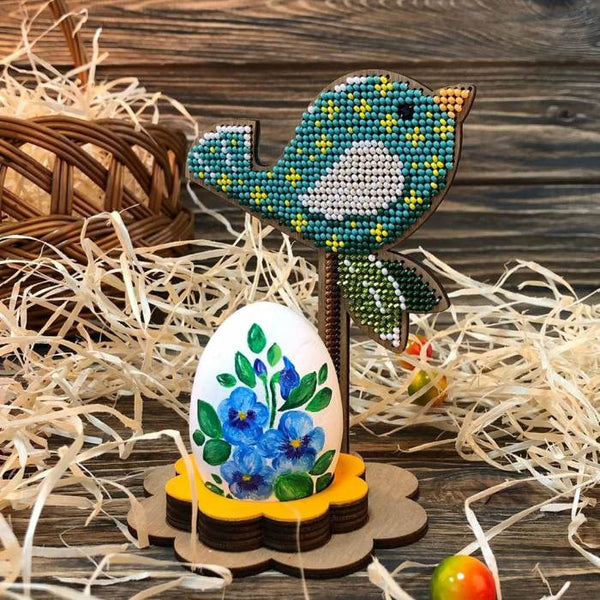 DIY Bead Embroidery Kit on Wood