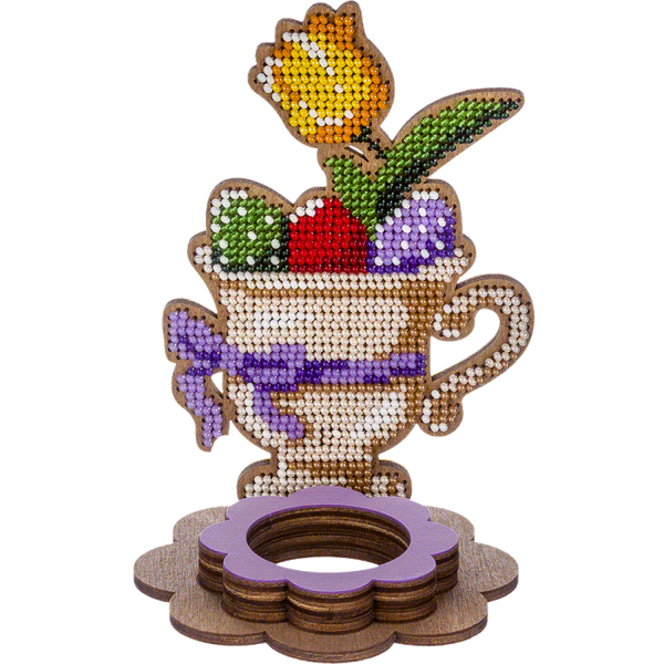 DIY Bead Embroidery Kit on Wood