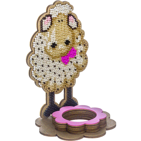 DIY Bead Embroidery Kit on Wood