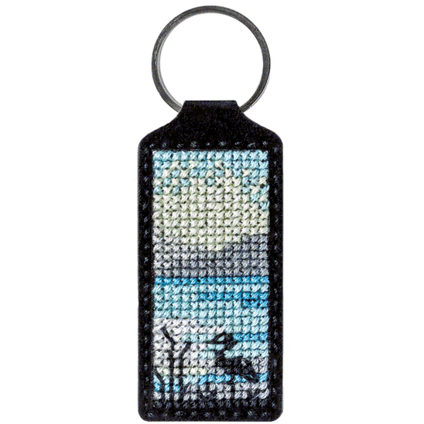 Cross-stitch kit on artificial leather