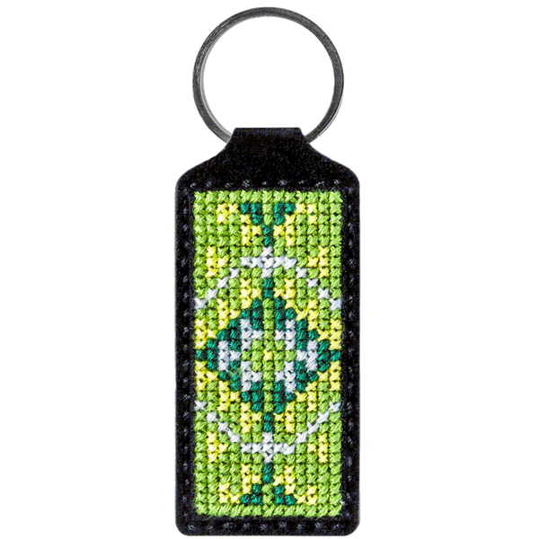 Cross-stitch kit on artificial leather