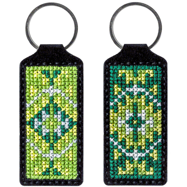 Cross-stitch kit on artificial leather