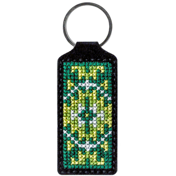 Cross-stitch kit on artificial leather