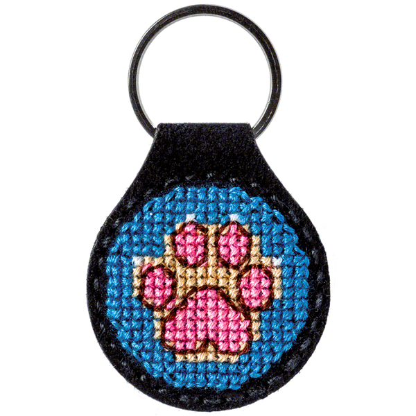 Cross-stitch kit on artificial leather