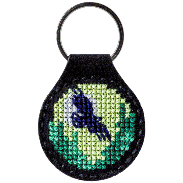 Cross-stitch kit on artificial leather