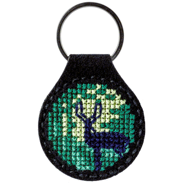 Cross-stitch kit on artificial leather