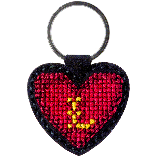 Cross-stitch kit on artificial leather