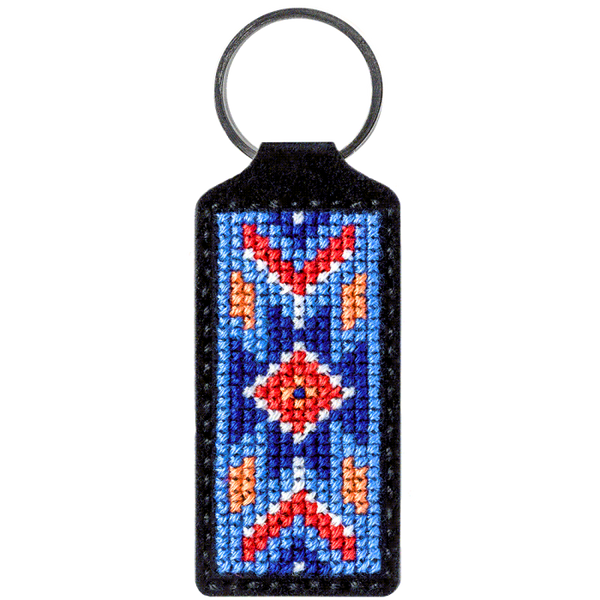 Cross-stitch kit on artificial leather