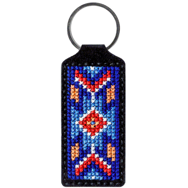 Cross-stitch kit on artificial leather