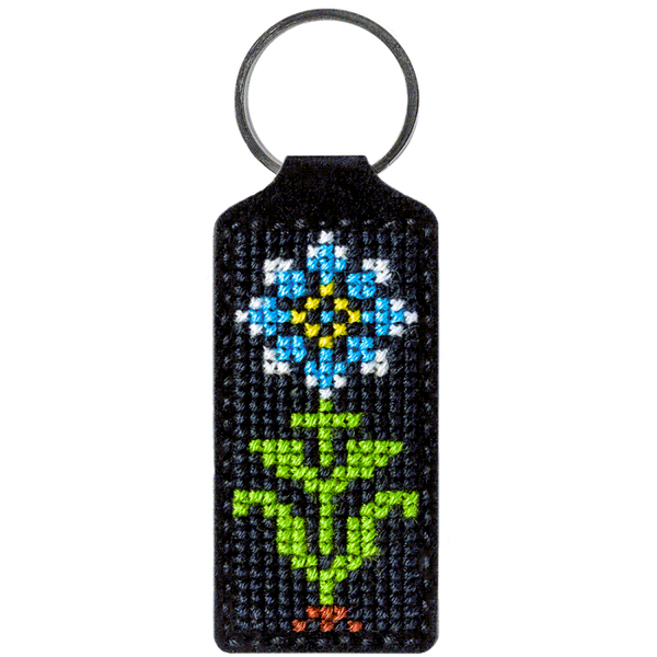 Cross-stitch kit on artificial leather