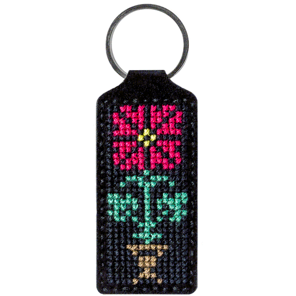 Cross-stitch kit on artificial leather