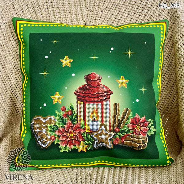 DIY Bead embroidery cushion cover kit