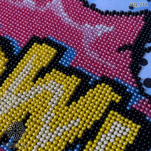 DIY Bead embroidery cushion cover kit