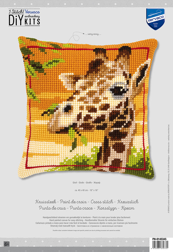 DIY Cross stitch cushion kit