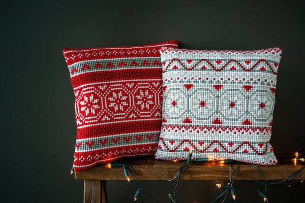 DIY Cross stitch cushion kit