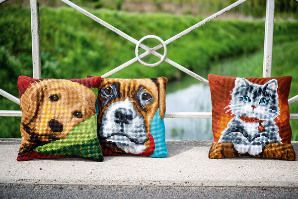 DIY Cross stitch cushion kit