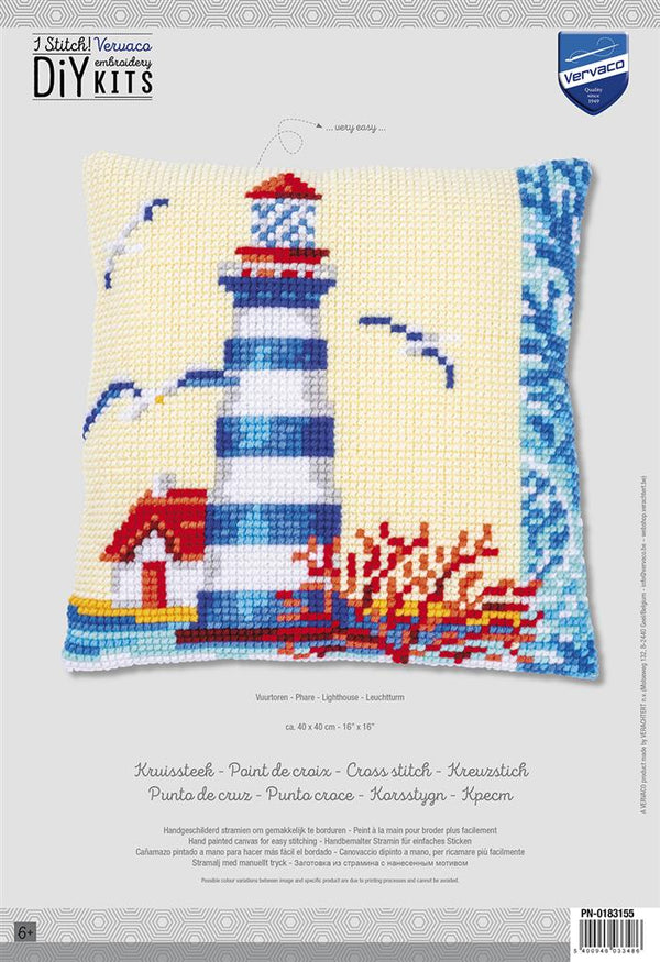 DIY Cross stitch cushion kit