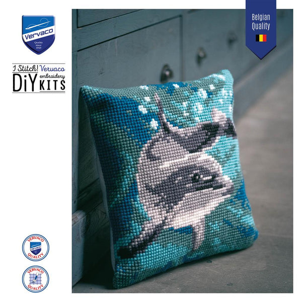 DIY Cross stitch cushion kit