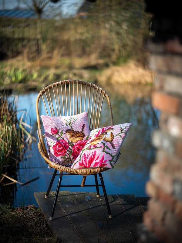 DIY Cross stitch cushion kit