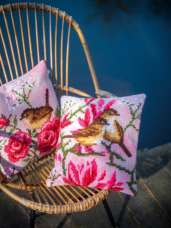 DIY Cross stitch cushion kit