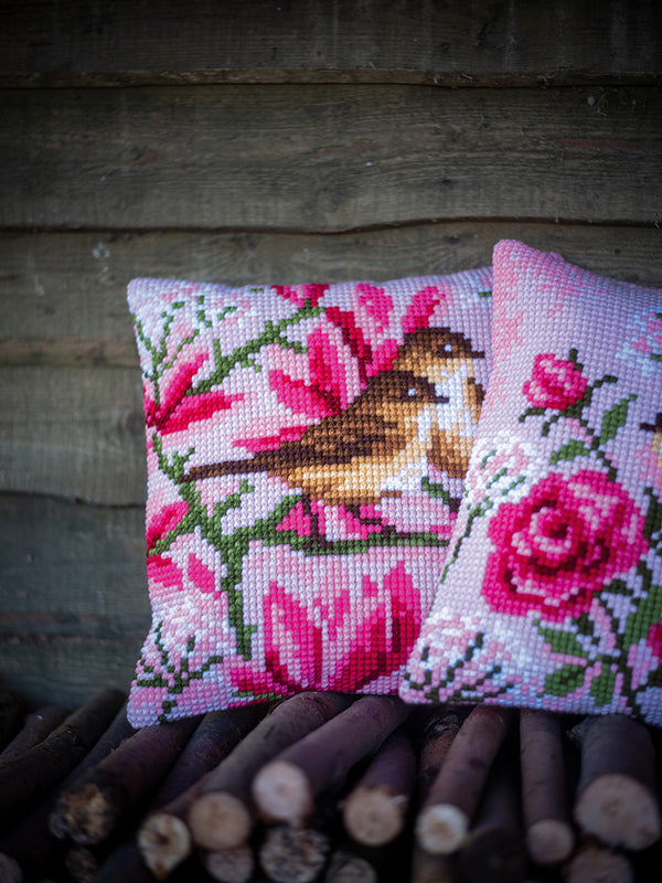 DIY Cross stitch cushion kit