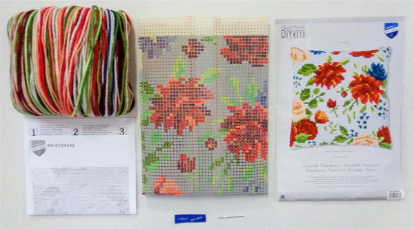 DIY Cross stitch cushion kit