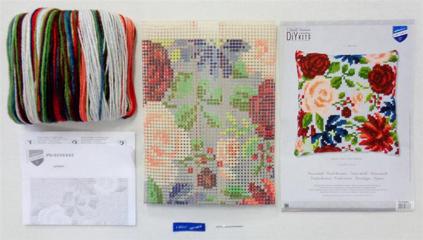 DIY Cross stitch cushion kit