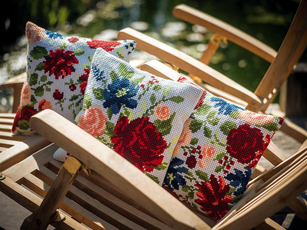 DIY Cross stitch cushion kit