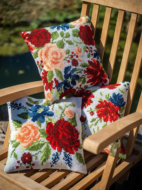 DIY Cross stitch cushion kit