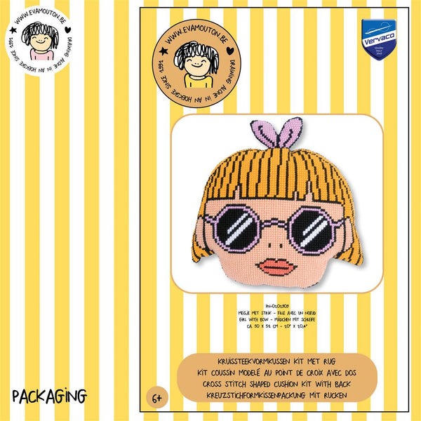 DIY Cross Stitch Cushion Kit