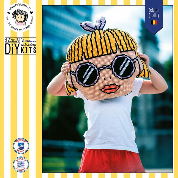 DIY Cross Stitch Cushion Kit