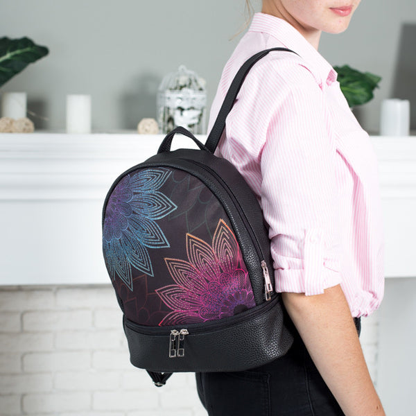 Backpack for embroidery with beads kit