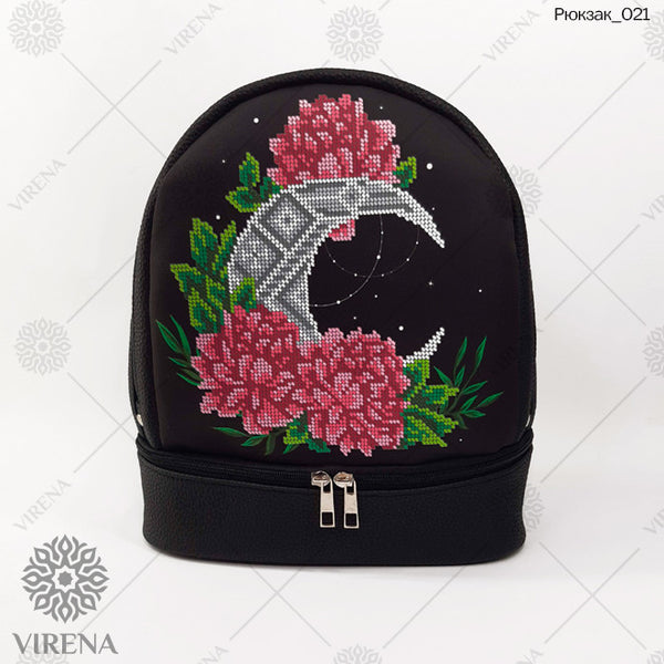 Backpack for embroidery with beads kit