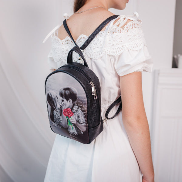 Backpack for embroidery with beads kit