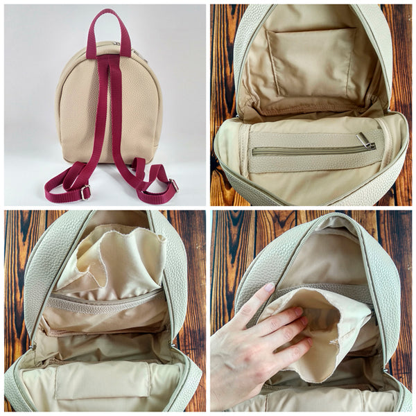 Bead embroidery kit for a backpack