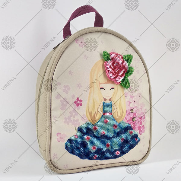 Bead embroidery kit for a backpack