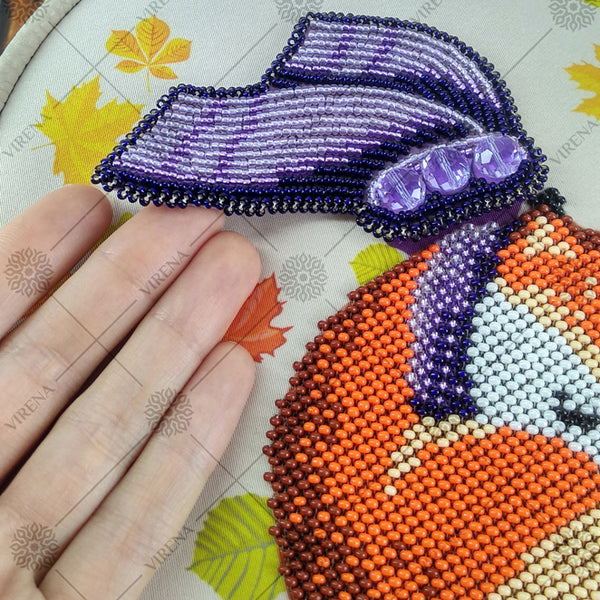 Bead embroidery kit for a backpack