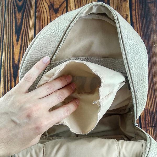 Bead embroidery kit for a backpack